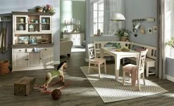 2er-Set Massivholz-Stühle Bornholm | Kiefer Weiß