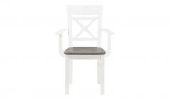 maison bleue Holzstuhl massiv Florian | Weiß / Grau Ja -SitzWerk Verkaufsgeschäft 11300228 6 202108131411