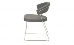 Connubia Kufenstuhl Leder New York | Grau -SitzWerk Verkaufsgeschäft 11308559 8 202110201248