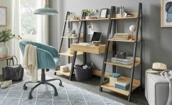 Drehsessel Ahr | Blau / Schwarz