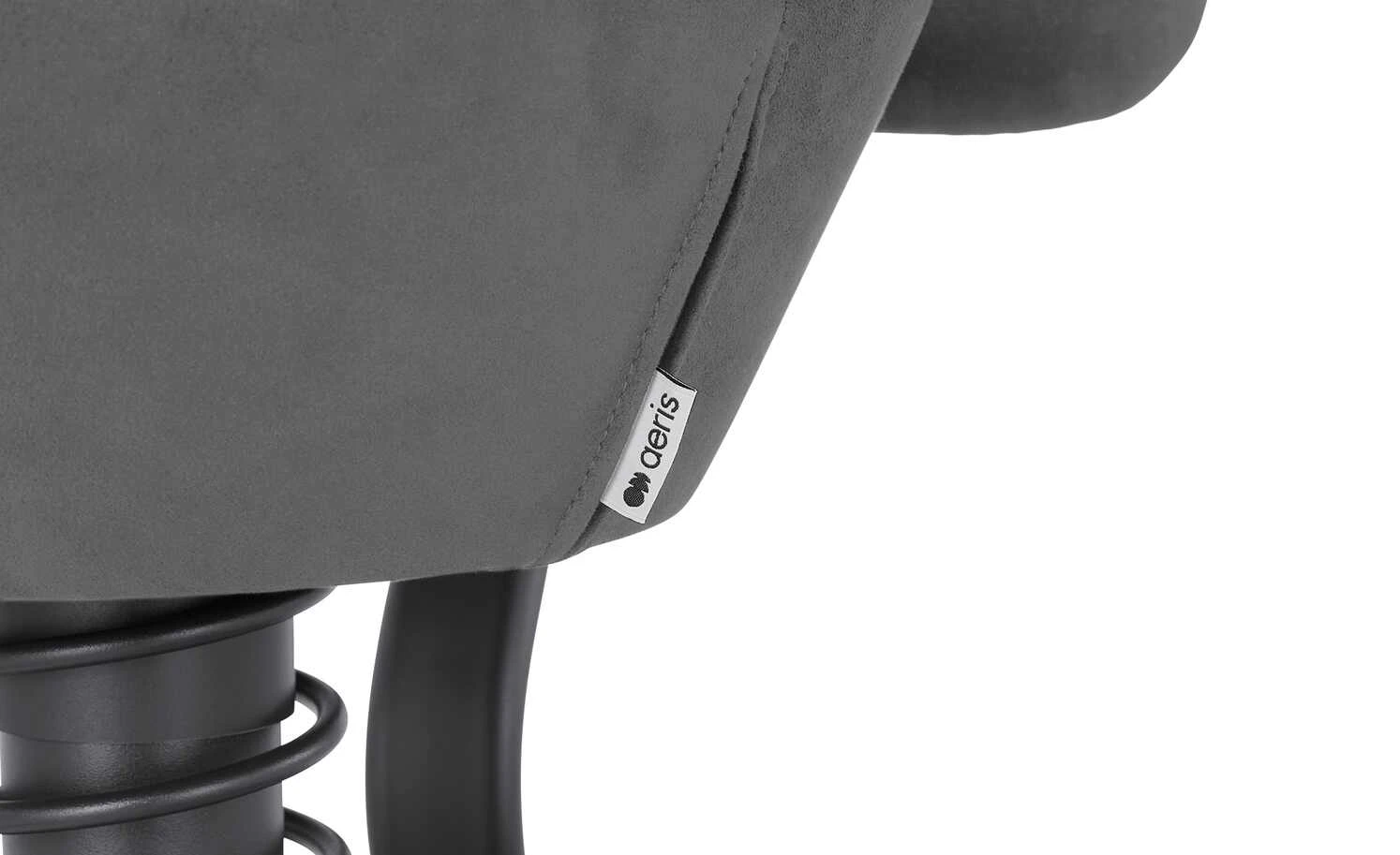 Aeris Drehhocker mit Lehne Swopper | Grau / Schwarz Federbein Standard (für Körpergewicht von 50-120 kg) 11 Aeris Drehhocker mit Lehne Swopper | Grau / Schwarz Federbein Standard (für Körpergewicht von 50-120 kg) – Bild 9