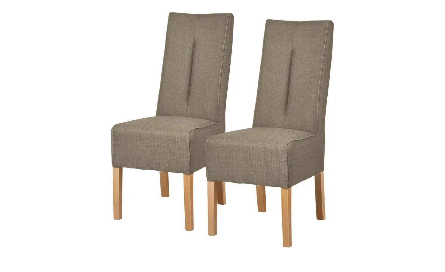 Polsterstuhl 2er Set Buche taupe Marlon 3 Polsterstuhl 2er Set Buche taupe Marlon