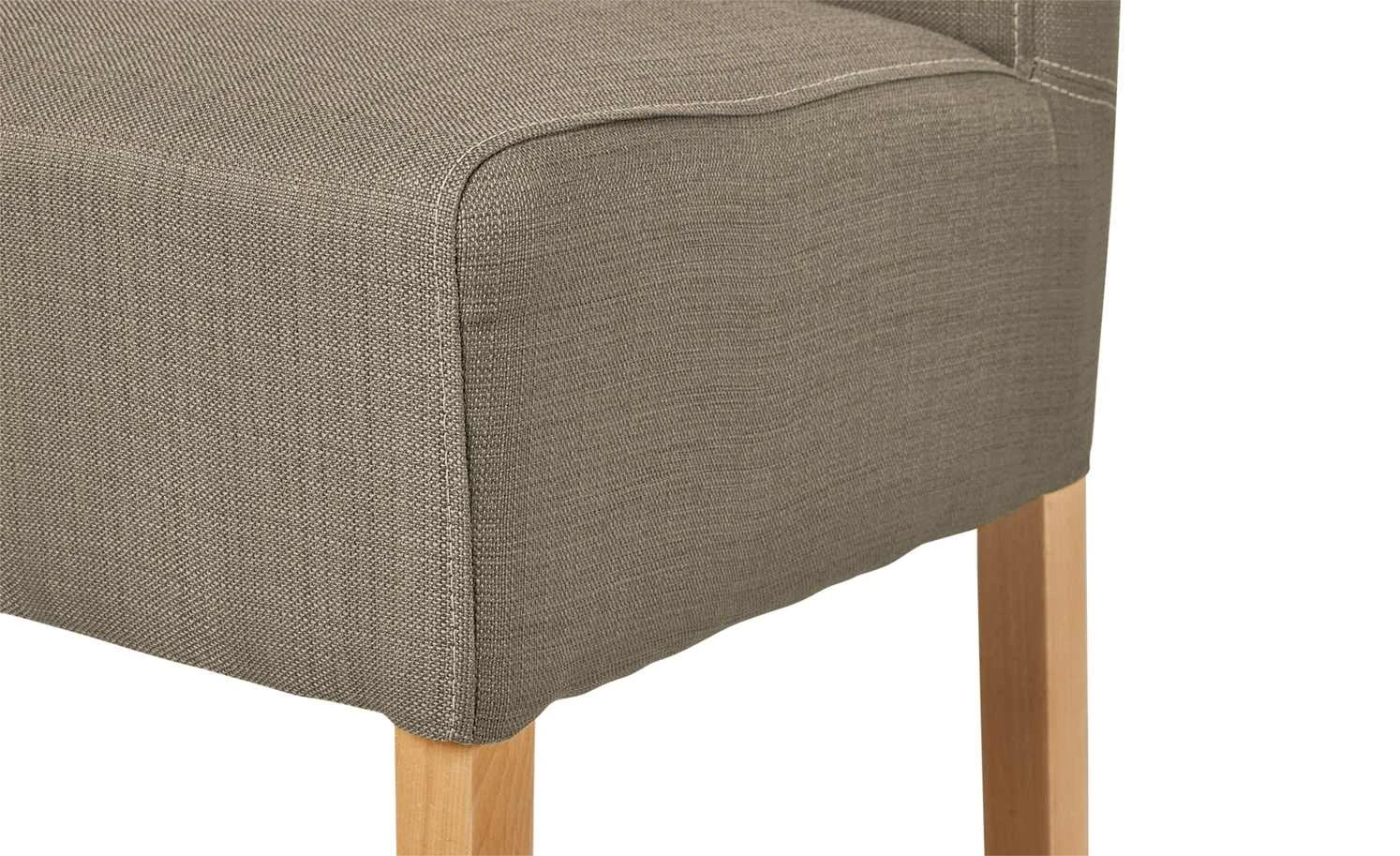 Polsterstuhl 2er Set Buche taupe Marlon 6 Polsterstuhl 2er Set Buche taupe Marlon – Bild 4