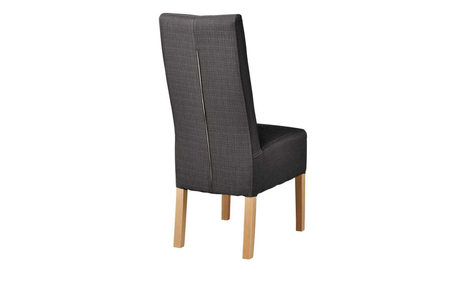 Polsterstuhl 2er Set Buche graubraun Marlon 4 Polsterstuhl 2er Set Buche graubraun Marlon – Bild 2