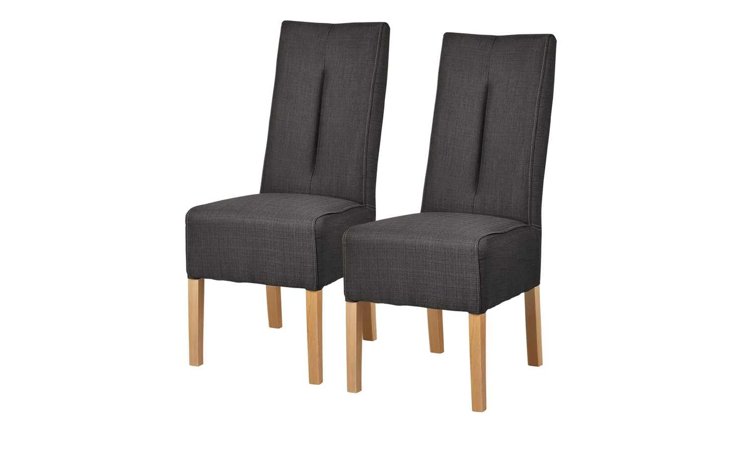 Polsterstuhl 2er Set Buche graubraun Marlon 3 Polsterstuhl 2er Set Buche graubraun Marlon