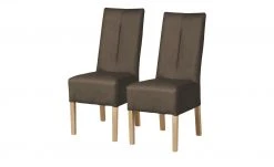 Polsterstuhl 2er Set Buche braun Marc