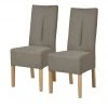 Polsterstuhl 2er Set Buche taupe Marc