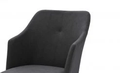 Polsterstuhl Dita | Anthrazit Freischwinger rund hohe Armlehne -SitzWerk Verkaufsgeschäft 12304279 1 202101262258