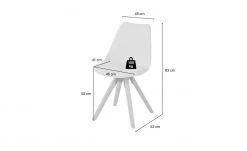 Schalenstuhl Charles | Schwarz -SitzWerk Verkaufsgeschäft 12306135 7 201907232252