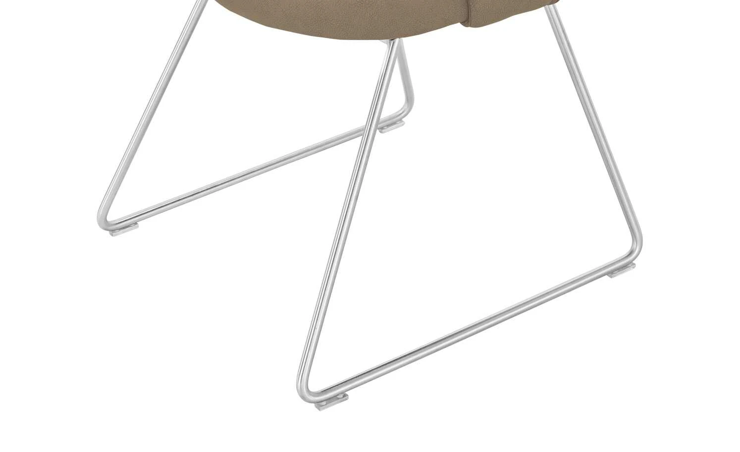 uno Kufenstuhl Lena | Taupe Edelstahl 9 uno Kufenstuhl Lena | Taupe Edelstahl – Bild 7