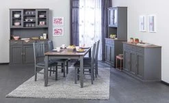 Stuhl, 2er-Set Muslone | Grau