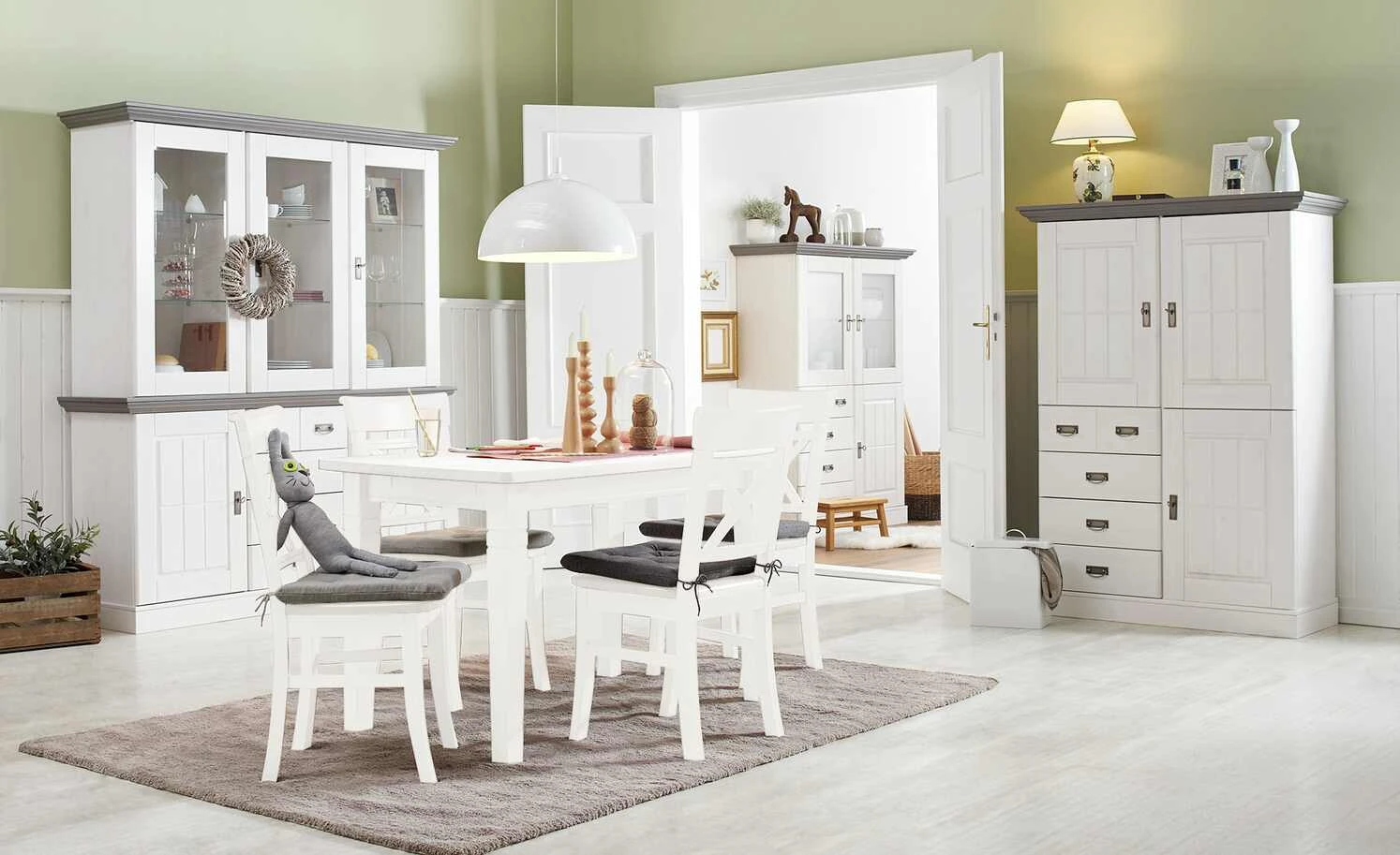 maison bleue Holzstuhl massiv Florian | Weiß Nein 3 maison bleue Holzstuhl massiv Florian | Weiß Nein