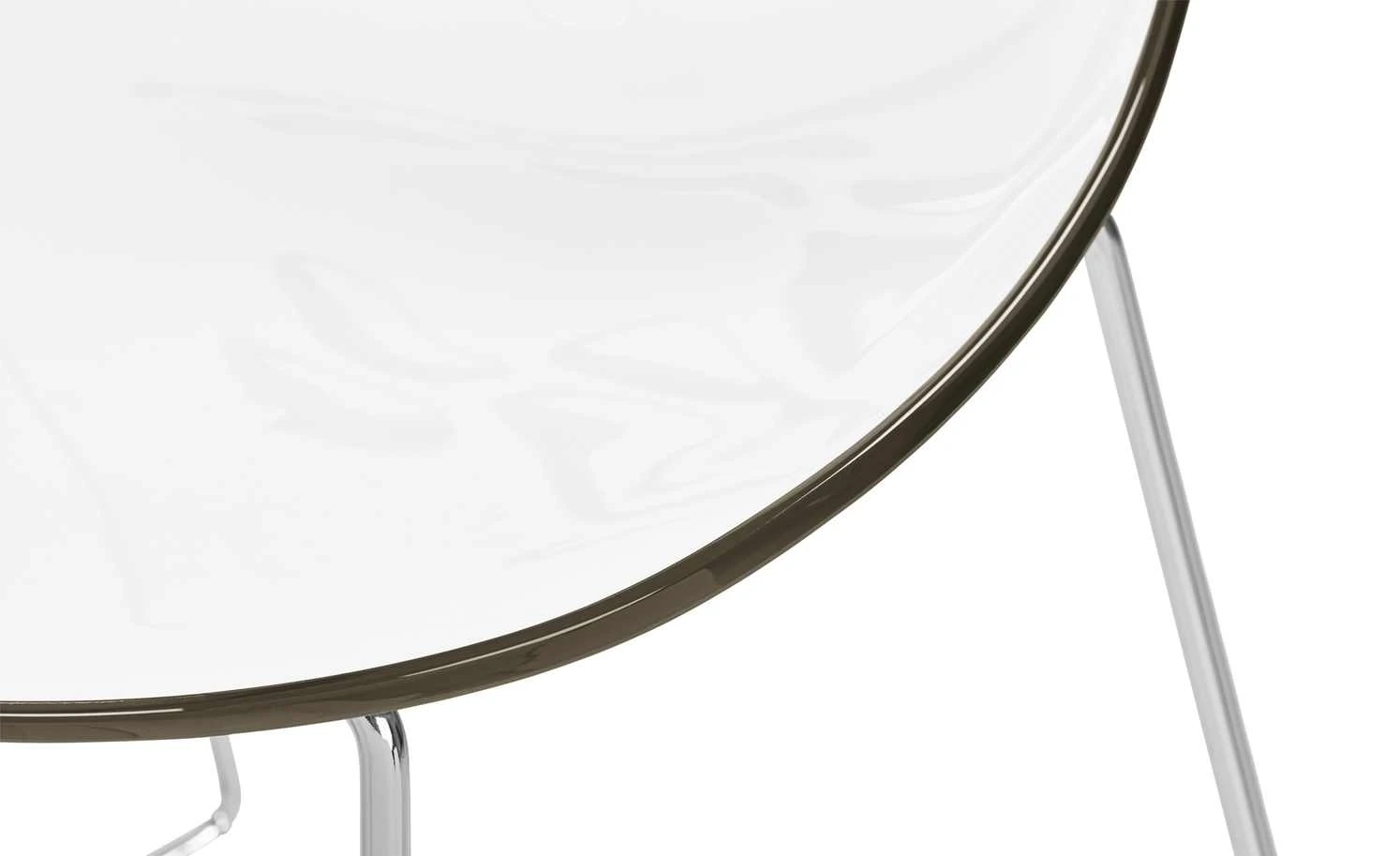 Connubia Stuhl Jam | Außen: Taubengrau / Innen: Schneeweiß glänzend 7 Connubia Stuhl Jam | Außen: Taubengrau / Innen: Schneeweiß glänzend – Bild 6