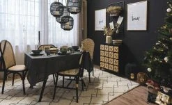 Stuhl Henry | Schwarz / Rattan