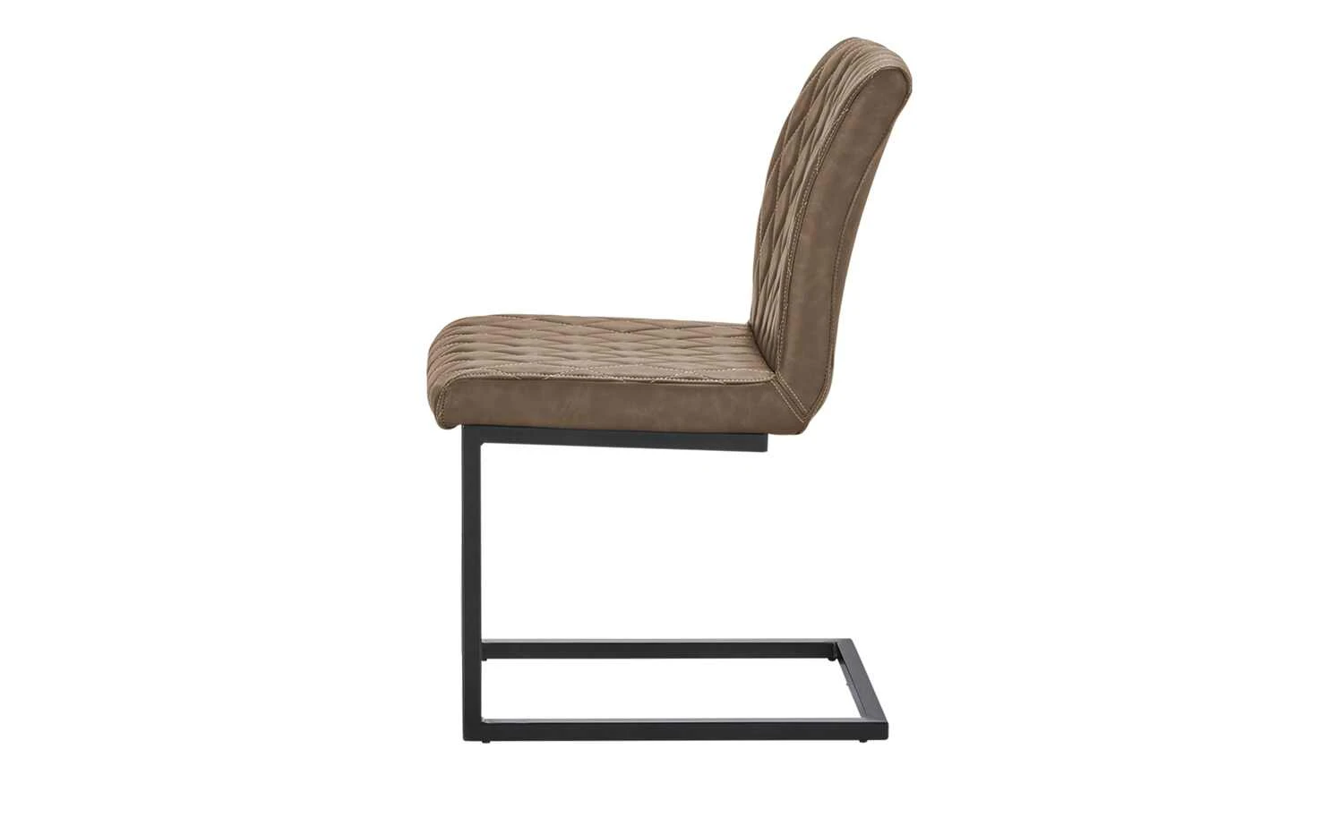 uno Kunstleder-Freischwinger Lisa | Braun Nein 12 uno Kunstleder-Freischwinger Lisa | Braun Nein – Bild 10