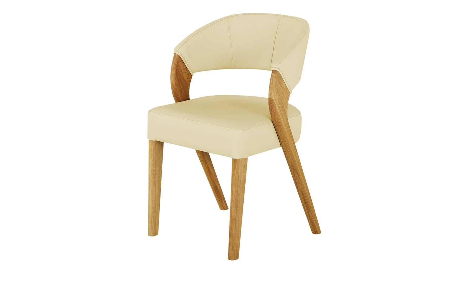 Woodford Leder-Polsterstuhl Marion | Beige 6 Woodford Leder-Polsterstuhl Marion | Beige – Bild 4