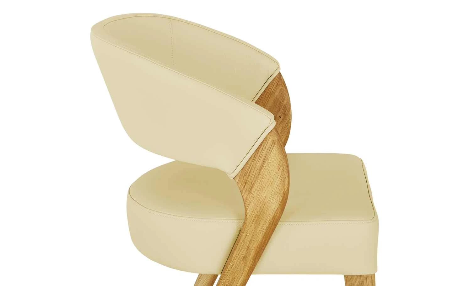 Woodford Leder-Polsterstuhl Marion | Beige 14 Woodford Leder-Polsterstuhl Marion | Beige – Bild 12