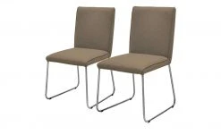 now! by hülsta Stuhl, 2er-Set S 21 | Cappuccino (Beige) 2 Stühle