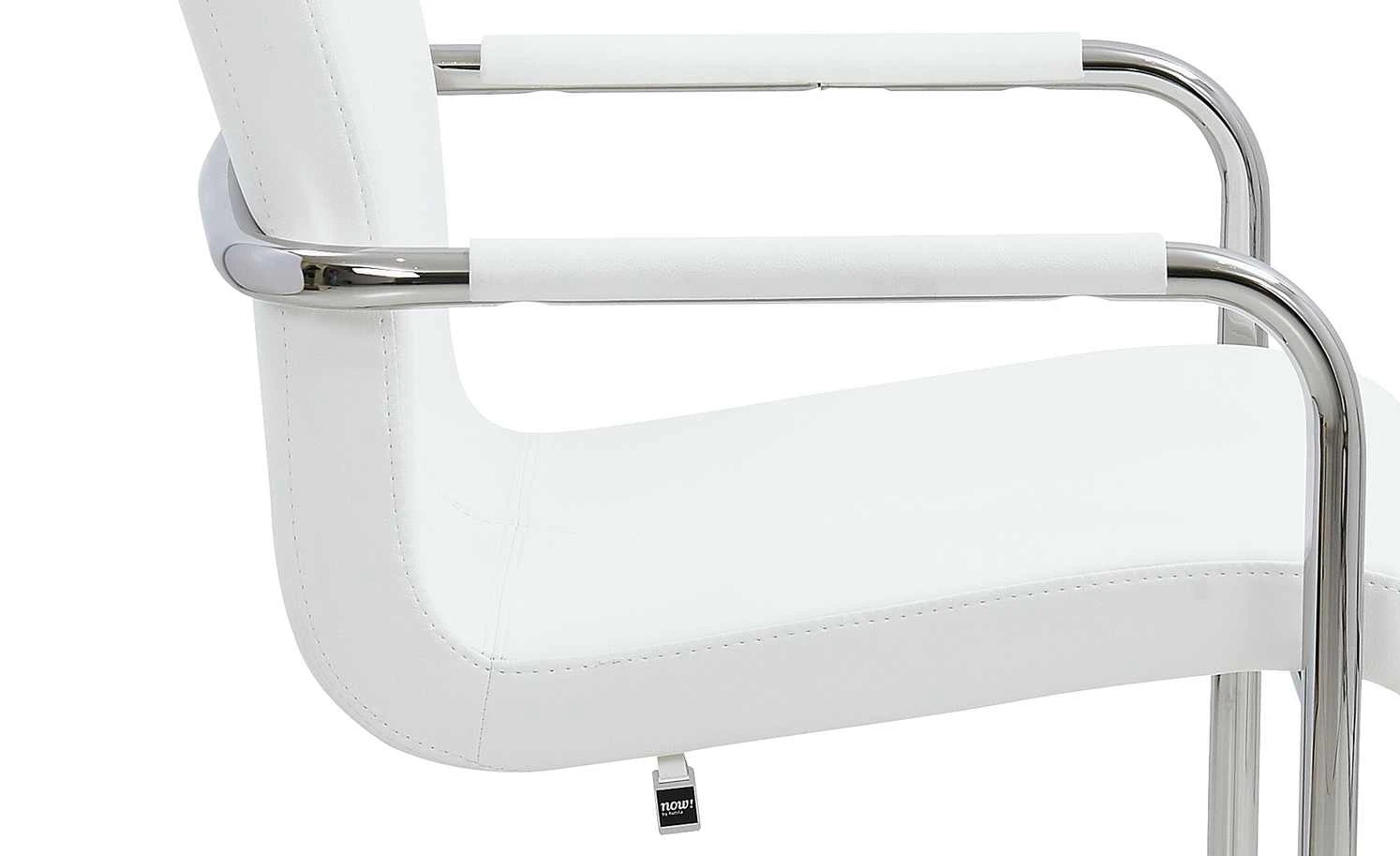 now! by hülsta Freischwinger, 2er-Set Now! Dining S 17 | Weiß 2 Stühle 7 now! by hülsta Freischwinger, 2er-Set Now! Dining S 17 | Weiß 2 Stühle – Bild 5
