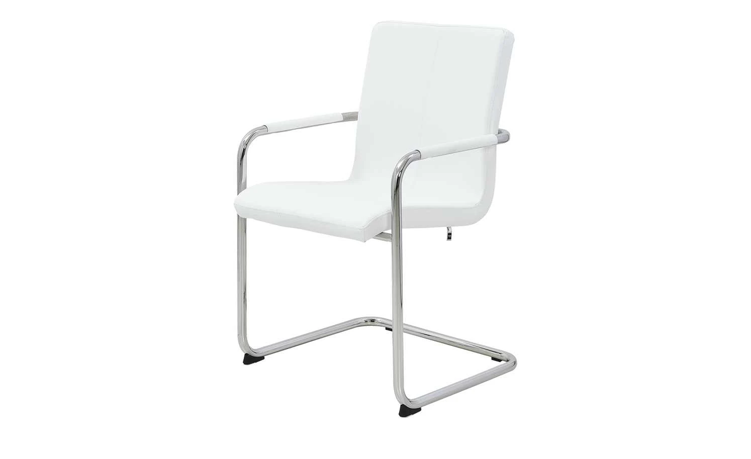 now! by hülsta Freischwinger, 2er-Set Now! Dining S 17 | Weiß 2 Stühle 10 now! by hülsta Freischwinger, 2er-Set Now! Dining S 17 | Weiß 2 Stühle – Bild 8