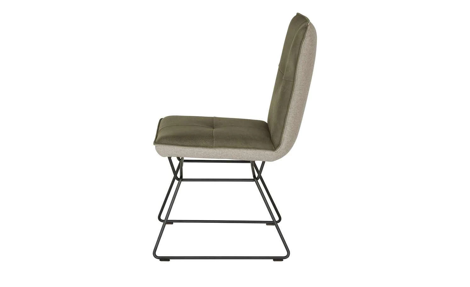 KOINOR Kufenstuhl mit Leder Bexx | Verde (Dunkelgrün) / Beige Nein 6 KOINOR Kufenstuhl mit Leder Bexx | Verde (Dunkelgrün) / Beige Nein – Bild 4