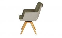 KOINOR Armlehnstuhl Leder Schwof | Verde (Dunkelgrün) / Beige Ja -SitzWerk Verkaufsgeschäft 13304568 12 202109101235