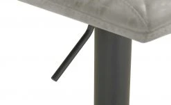 Barhocker MyToby | Lichtgrau Schwarz eckiger Bodenteller -SitzWerk Verkaufsgeschäft 13304602 5 202005052236