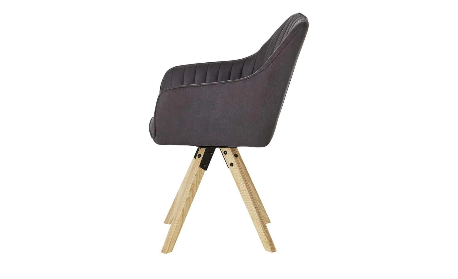 Polsterstuhl Benito | Dunkelgrau 5 Polsterstuhl Benito | Dunkelgrau – Bild 3