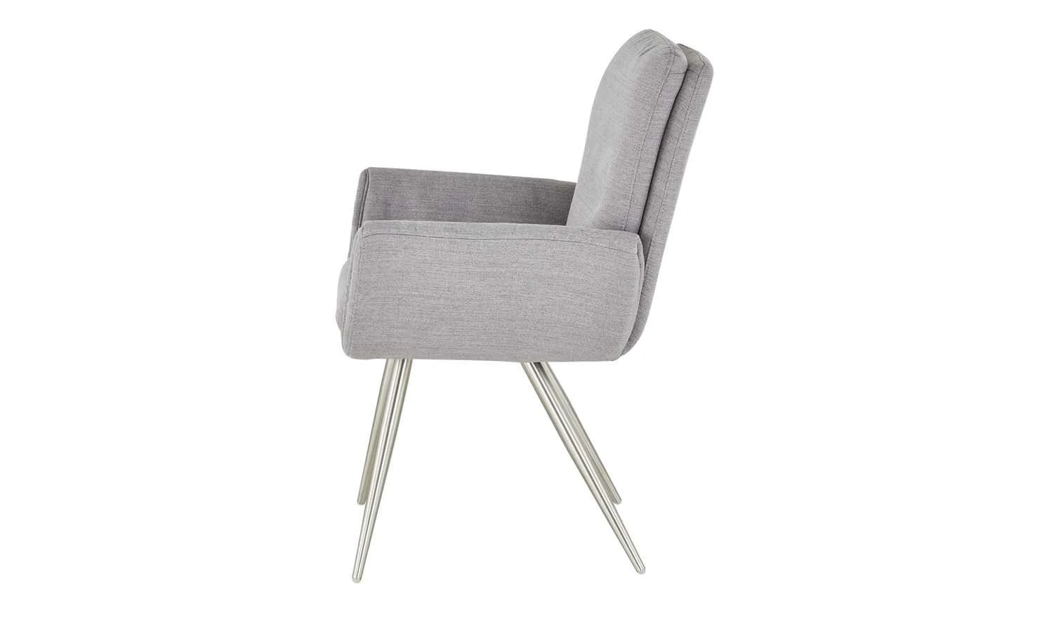 uno Polsterstuhl mit Armlehne Ilka | Grau 10 uno Polsterstuhl mit Armlehne Ilka | Grau – Bild 8