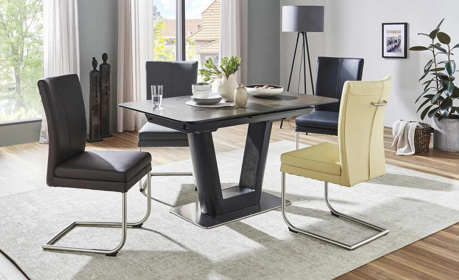 uno Leder-Schwingstuhl Steve | Dunkelbraun 3 uno Leder-Schwingstuhl Steve | Dunkelbraun