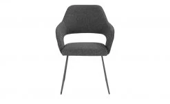 Polsterstuhl mit Armlehne Lavall | Charcoal (Anthrazit) Kufenstuhl -SitzWerk Verkaufsgeschäft 13307248 6 202103292234