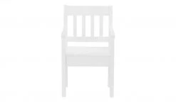 maison bleue Holzstuhl mit Armlehne Bendix | Weiß -SitzWerk Verkaufsgeschäft 13308208 5 202102231239