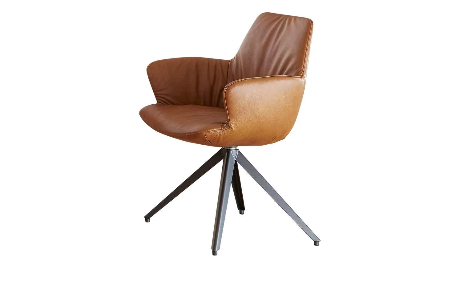 Armlehnstuhl Maple | Cognac (Hellbraun) 4 Armlehnstuhl Maple | Cognac (Hellbraun) – Bild 2