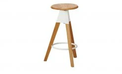 Barhocker verstellbar Eichenholz Turner