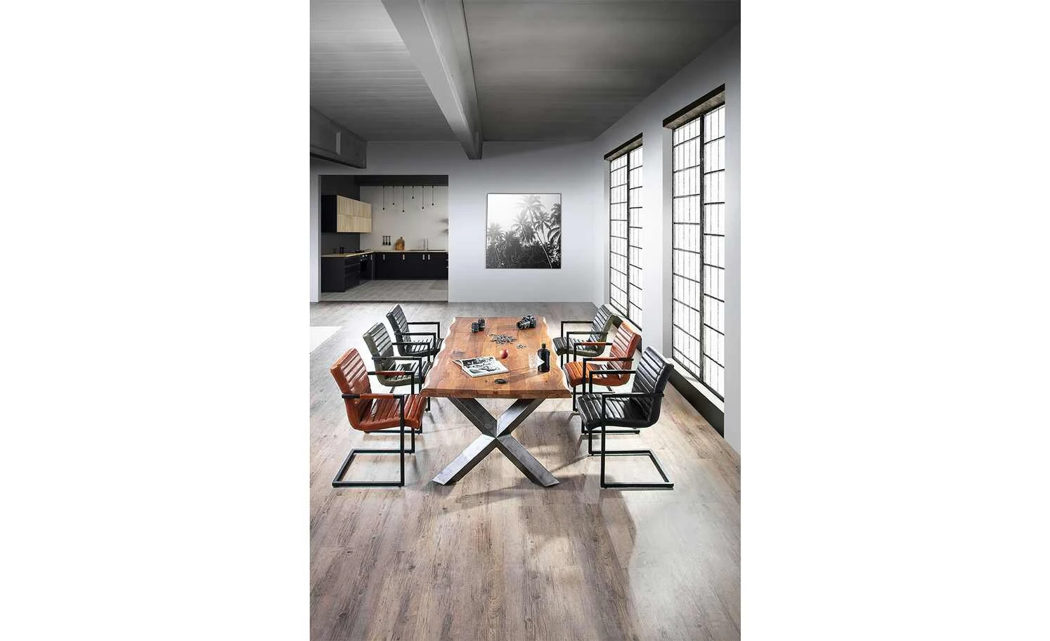 Freischwinger Buff | Cognac (Orange - Braun) 3 Freischwinger Buff | Cognac (Orange - Braun)