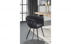 Polsterstuhl Weave | Anthrazit