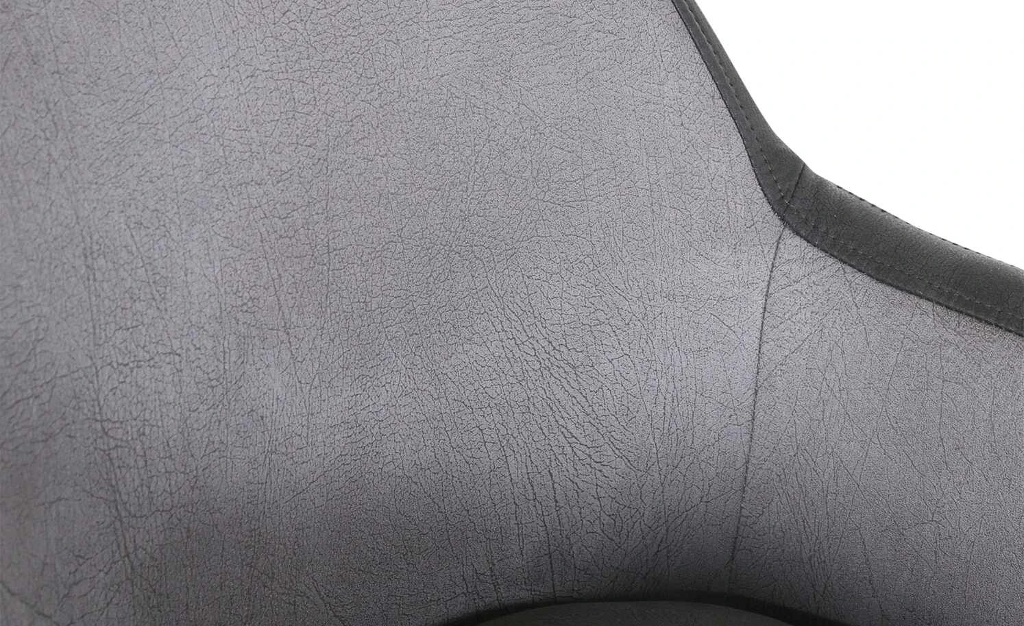 Armlehnenstuhl Skid | Grau / Schwarz 5 Armlehnenstuhl Skid | Grau / Schwarz – Bild 3