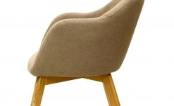 Woodford Polsterstuhl mit Armlehne Vilo | Creme Spidergestell – Eiche -SitzWerk Verkaufsgeschäft 14300078 6 202208251235