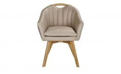 Berger & Rath Polsterstuhl mit Armlehne Lanx | Dunkelbeige -SitzWerk Verkaufsgeschäft 14302235 4 202102151237