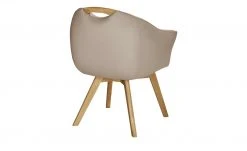 Berger & Rath Polsterstuhl mit Armlehne Lanx | Dunkelbeige -SitzWerk Verkaufsgeschäft 14302235 5 202102151237