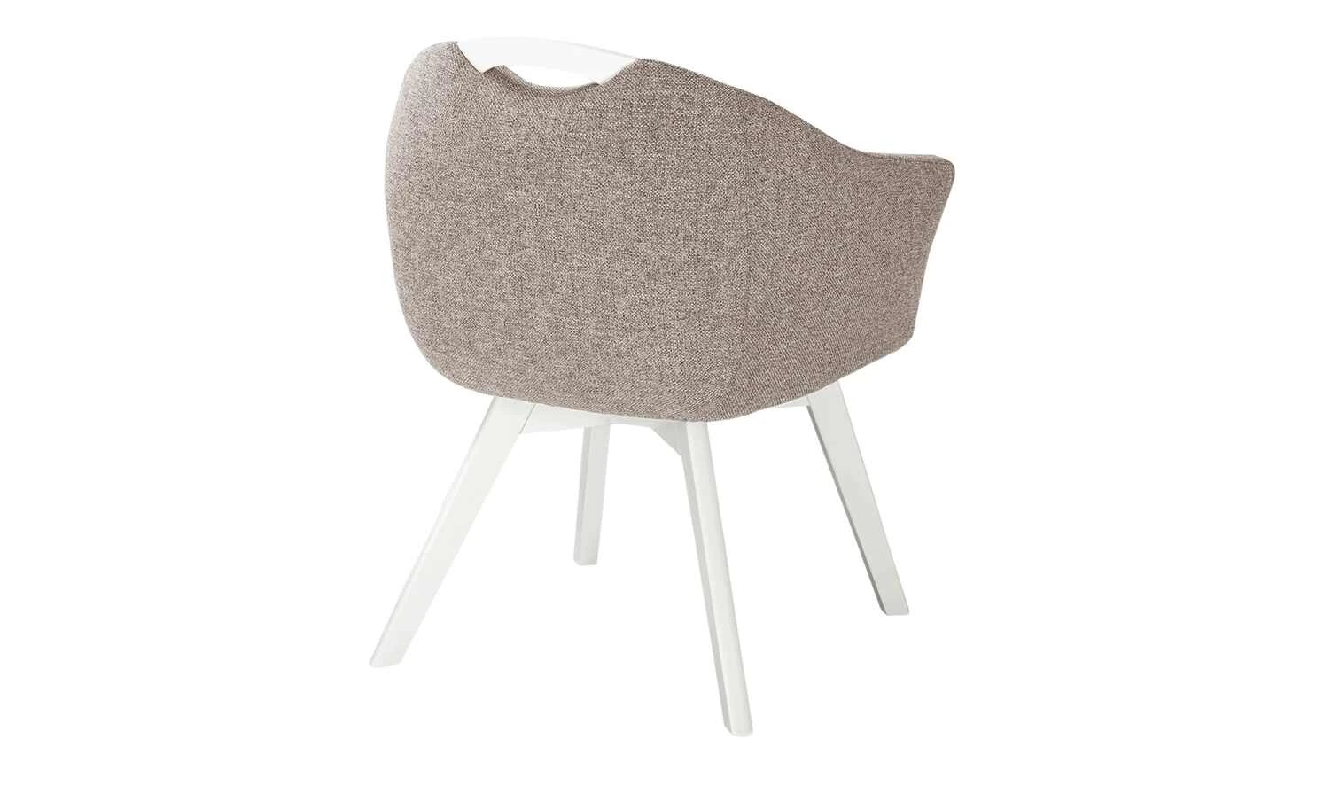 Berger & Rath Polsterstuhl mit Armlehne Lanx | Hellbraun Cremeweiß 8 Berger & Rath Polsterstuhl mit Armlehne Lanx | Hellbraun Cremeweiß – Bild 6