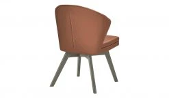 Berger & Rath Leder-Polsterstuhl Arcu | Cognac (Orange - Braun) Londra (Hellgrau) -SitzWerk Verkaufsgeschäft 14302315 4 202101262257