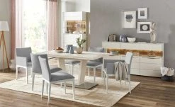 Berger & Rath Polsterstuhl Bono | Grau Weiß-Creme Nein