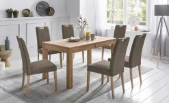 Woodford Polsterstuhl mit Griff Gabi 4 | Walnut (Braun) Buche