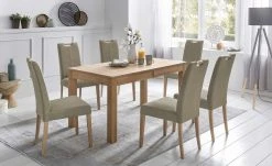 Woodford Polsterstuhl mit Griff Gabi 4 | Atmosphere (Beige) Buche