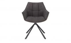 uno Polsterstuhl mit Armlehne Viktor | Dunkelgrau / Grau -SitzWerk Verkaufsgeschäft 14303443 3 202011192243