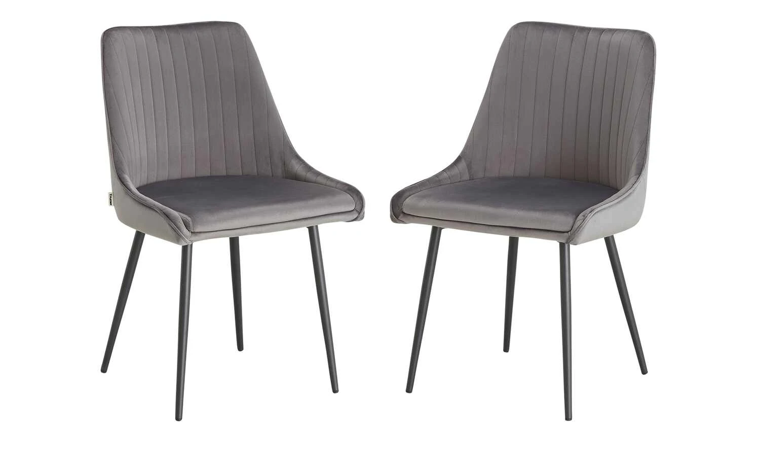 Playboy Stuhl 2er-Set Samantha | Anthrazit 6 Playboy Stuhl 2er-Set Samantha | Anthrazit – Bild 4