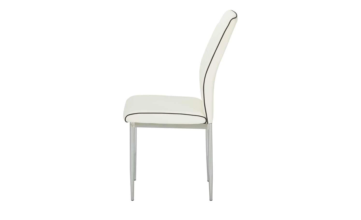 Stuhl Toni | Weiß / Schwarz 4 Stuhl Toni | Weiß / Schwarz – Bild 2