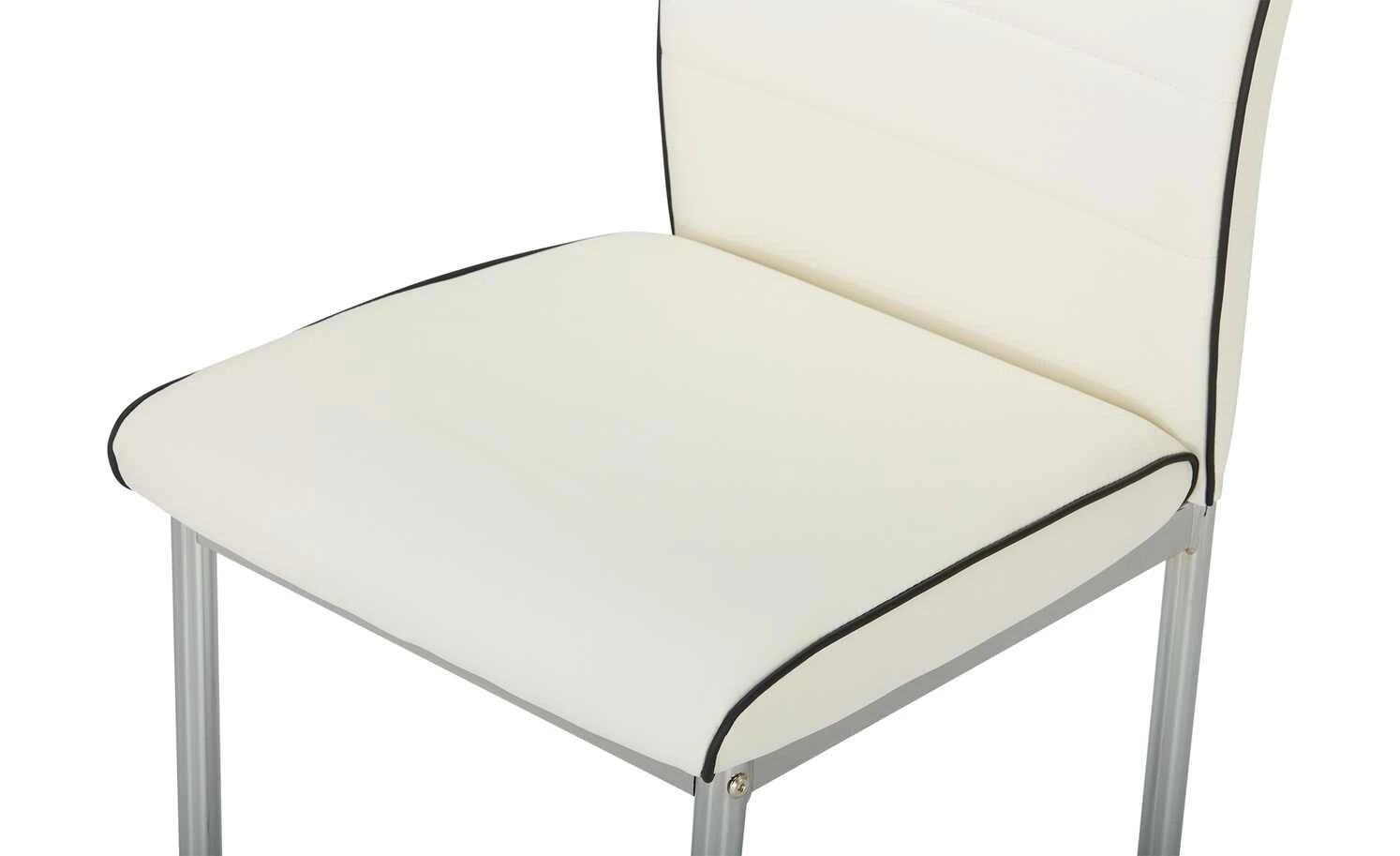 Stuhl Toni | Weiß / Schwarz 10 Stuhl Toni | Weiß / Schwarz – Bild 8