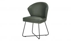 Berger & Rath Leder-Kufenstuhl Arcu | Verde (Grün)